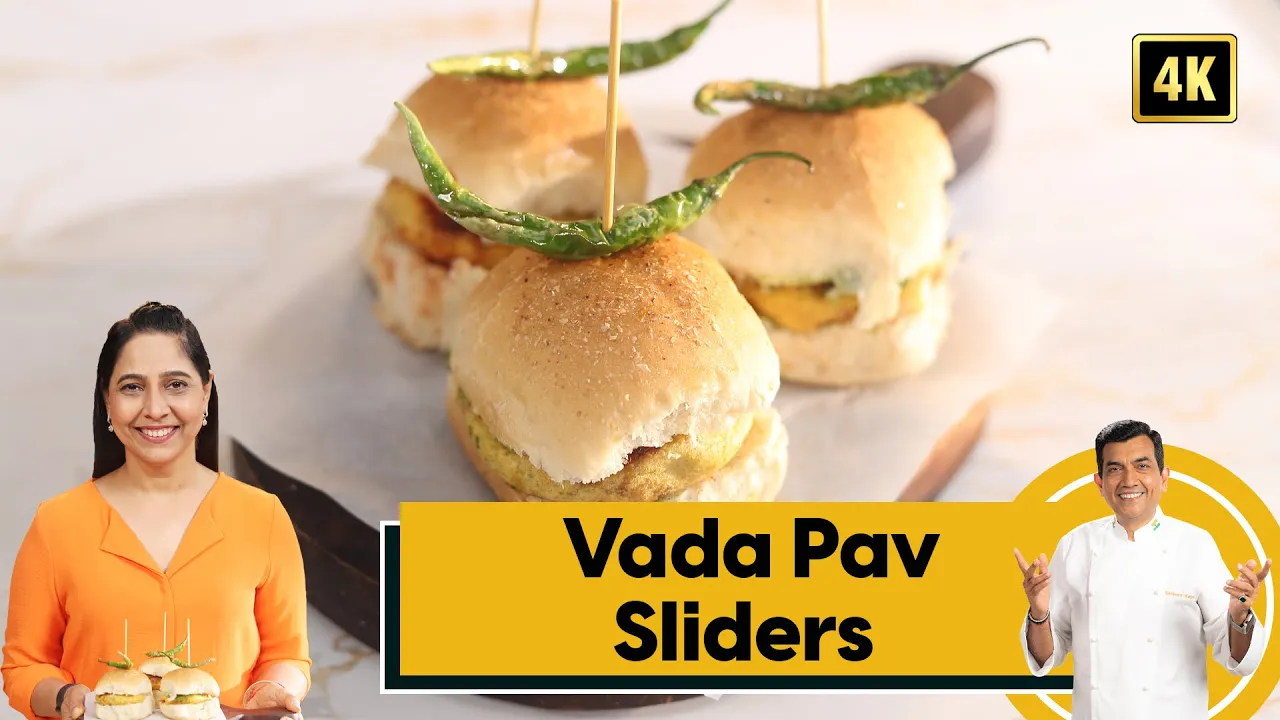 Vada Pav Sliders            Family Food Tales   Sanjeev Kapoor Khazana