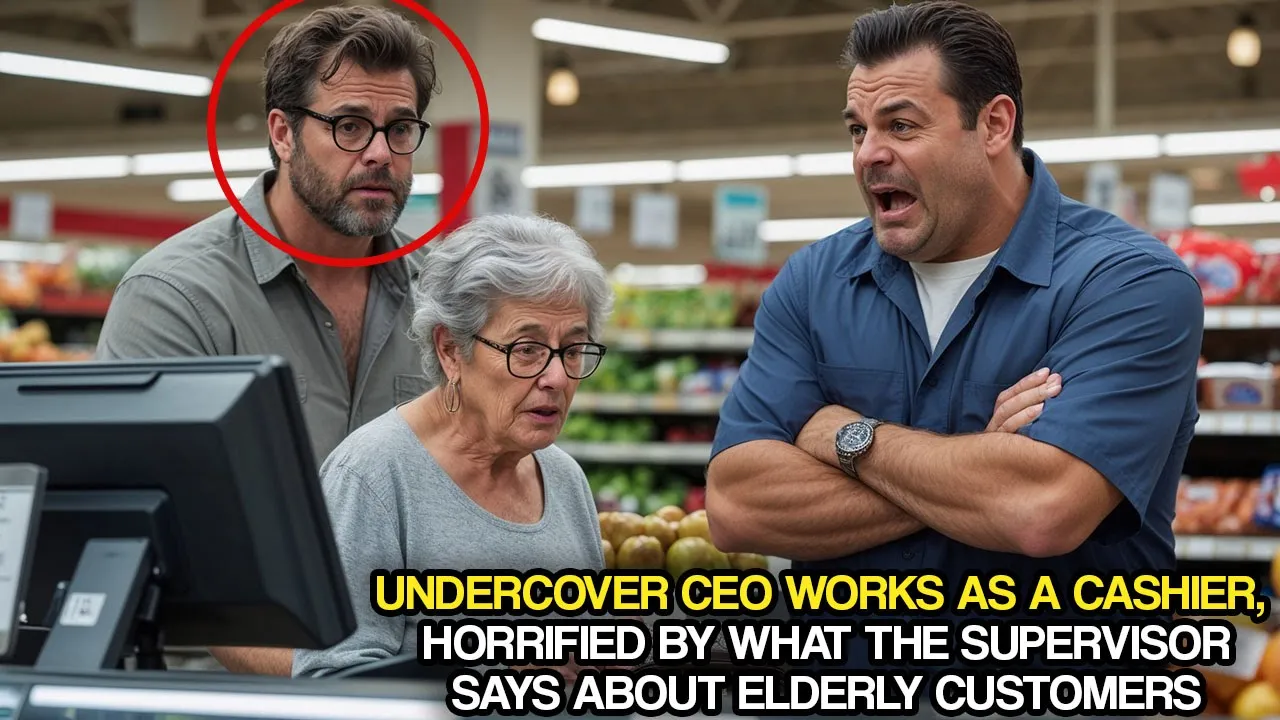 Outline Video Undercover CEO Works as a Cashier, Horrified by What the Supervisor Says About Elderly Customers