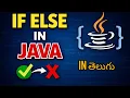 Java Decision Making if else Telugu