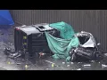 Aftermath of deadly multi-car collision in Birmingham