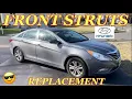 HYUNDAI SONATA FRONT STRUT REPLACEMENT - How to Change Front Struts on a Hyundai Sonata