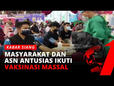 Sukseskan 1 Juta Dosis Per Hari, Vaksinasi Massal Digelar di Sejumlah Daerah