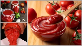 طريقة عمل صلصة الطماطم في البيت وداعا لشراء الصلصة الجاهزة بعد الان  دندنها