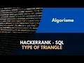 Solving Hacker Rank problem SQL - Type of Triangle