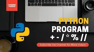 Python Program to perform basic arithmetic operations Hindi Learning Passion Programming