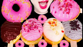 ASMR KRISPY KREME ICE CREAM DONUTS 크리스피크림 아이스크림 도넛 도너츠 먹방 MUKBANG, EATING