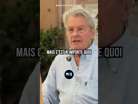 Le gros coup de gueule d’Alain Delon 😡