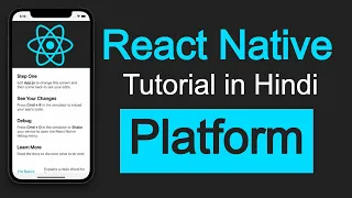 React Native tutorial in Hindi Platform Check OS in React Native Operating System