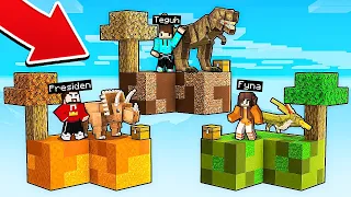 we survive in skyblock jurassic dinosaur battle 