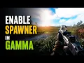 How to enable the spawner in Anomaly Gamma