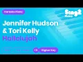 Download Lagu Hallelujah - Jennifer Hudson, Tori Kelly | Sing (Higher Key) Karaoke Piano