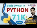 Session 1 - Basic Syntax in Python