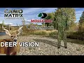 Mossy Oak Obsession hunting camo in Human and Deer Vision on 14 Backgrounds