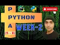 Python Week-2 PPA Q 5 to Q 8