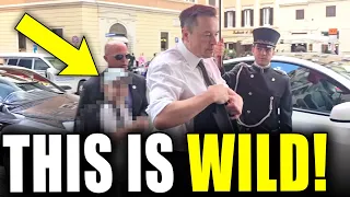 Elon Musk s Son SHOUTS AT WAITER Elon LAUGHS