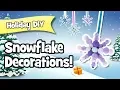 HOLIDAY DIY Snowflake Decorations