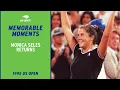 Monica Seles Returns to Court Following Stabbing Incident 1995 US Open