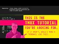 Basic TMUX tutorial cheatsheet