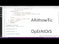 Lecture 10 - Arithmetic operators in python LearningStrome Academy
