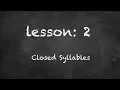 Sound It Out Episode - Closed Syllables