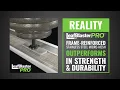 LeafBlaster Pro Frame-Reinforced Stainless Steel Micro-Mesh Gutter Guards - Strength Performance