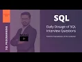SQL Interview Questions Series Correlated Subqueries - Case 3