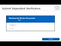 8 Completing Dependent Verification