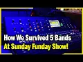 Download Lagu Hoe we een zondagshow met vijf bands overleefden
