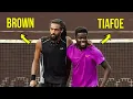 Tennis Craziest Doubles Match You ve NEVER Seen Before Dustin Brown Francis Tiafoe Team Up