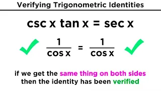 Download Verifying Trigonometric Identities MP3