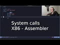 System calls - X86 Assembler