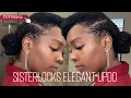 SISTERLOCKS HAIRSTYLES ELEGANT UPDO STYLE CICELY JUSTINE
