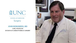 UNC Surgery Profile John Ikonomidis MD P Physicians Working Together to Give the Best Care