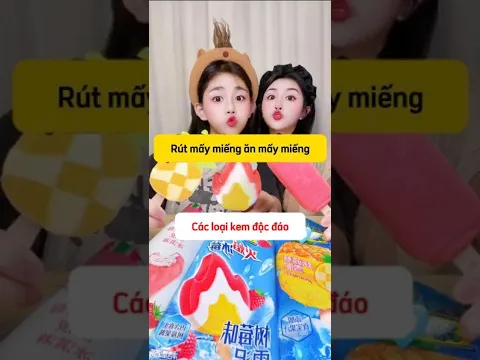 Rút thăm ăn kem mùa thu #mukbang #shorts #anvat