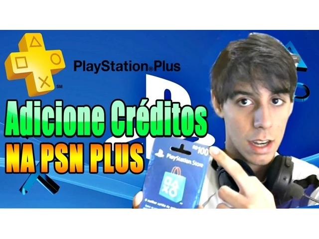 ADICIONANDO CRÉDITOS NA PLAYSTATION STORE E ASSINANDO A PLAYSTATION PLUS COM CARTÃO PRÉ PAGO!