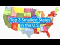 Top 3 Smallest U S States