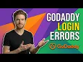 Fix GoDaddy Login Error Messages Quick Troubleshooting Guide