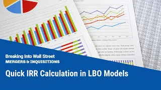 Quick IRR Calculation in LBO Models (20:02) Image