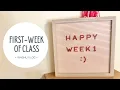 First Week of Class Vlog Washington University in St Louis 2020 First-Year