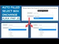 Dynamic Dependent Select Option Box using AJAX JavaScript and PHP in Hindi