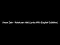 Download Lagu Anuar Zain - Ketulusan Hati (Lyrics With English Subtitles) [HD]