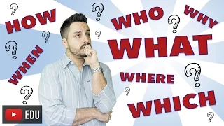 PRONOMES INTERROGATIVOS "WHAT - WHICH - WHERE - WHEN - WHY - WHO - HOW" EM INGLÊS