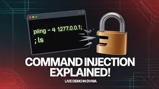 Command Injection Explained with DVWA Web Application Security Tutorial