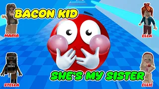 My Sister Protected Me Because I’m A Bacon | ROBLOX TEXT TO SPEECH