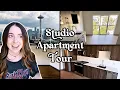 Download Lagu Studio Apartment Tour: My NEW 500 Sq Ft Studio + Layout Ideas + Moody Dark Decor Vision!