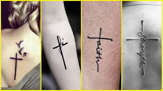 Simple Cute Cross Tattoo Design Ideas For Girls 2025 Lovely Cross Tattoos For Ladies 2025