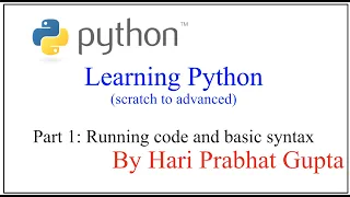 Python Programming - Part 1 Running Python code and basic syntax Anaconda colab