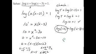 Solve Logarithmic Equations by Converting to Exponential Form
