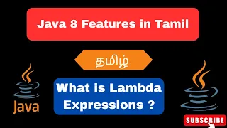 Java 8 Lambda Expression in Tamil Java 8 tutorials in
