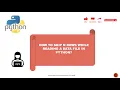 How to Skip N rows while reading the data file in Python